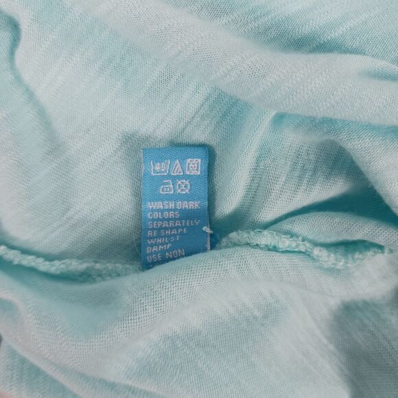 ZOE Pullover Lightweight Flowy Long Sleeve Top Blue Size M - Picture 5 of 6